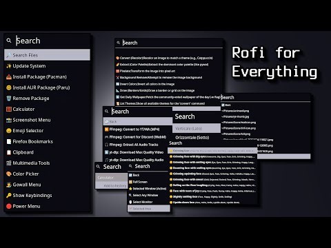 This is How I use Rofi for everything on Linux | Linux Tips #1|