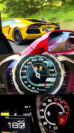Lamborghini Aventador vs Ferrari 488 #automobile #italiancars #fast #supercars #jdmcars #racing