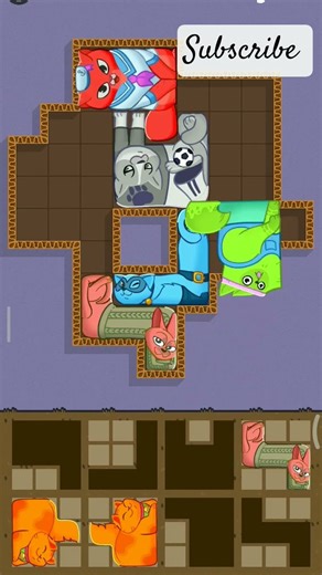 puzzle cat funny gameplay #cutecat #subscribe