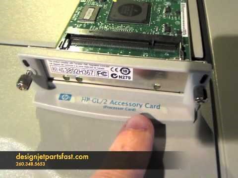 DesignJet 510 error 05:10 GL2 formatter card $139