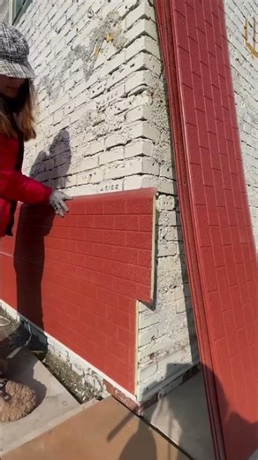 exterior installation process on outdoor walls