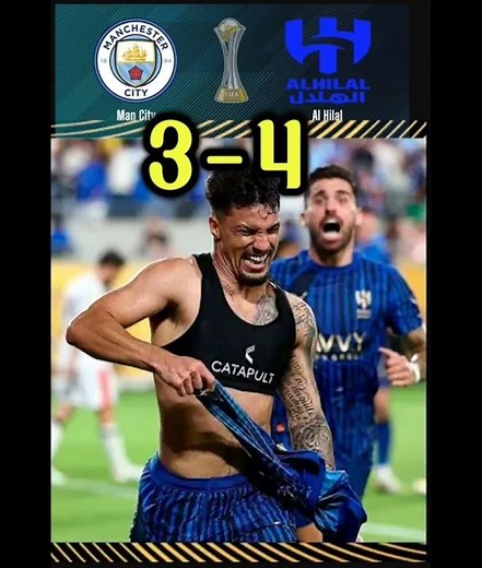 Man City vs Al Hilal 3-4 Highlights & Goals🔥👿#shorts #worldcup #football #haaland #trending#fifa#fyp