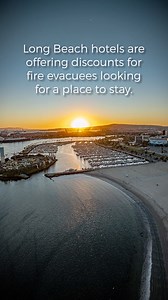 1.6K views · 23 reactions | Many Long Beach hotels are offering discounted rates for those affected by the fires. Learn more on our Emergency Relief page: https://bit.ly/3C0jcK8 | Visit Long Beach | Facebook