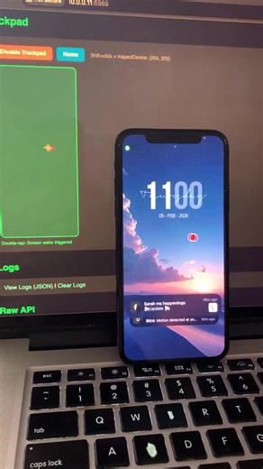 Controlling iPhone X on 16.1.2 via api. I’m using this one for OpenClaw but a human can control the device. Maybe not a huge case for humans, but I did catch myself replying to a message on my phone without my hands leaving the keyboard. Source: JunesiPhone | Patcell