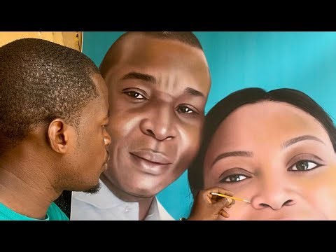 How To Paint Realistic Portrait ✨