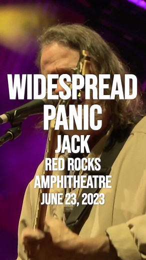 Widespread Panic performs “Jack” live at @RedRocksCO on June 23, 2023 ￼#WidespreadPanic #redrocksamphitheater | Widespread Panic