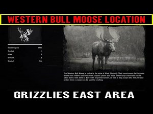 Red Dead Redemption 2 Western Bull Moose Location in Grizzlies East