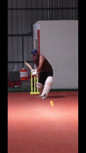Made it look easy #netsession #battingpractice #cricket