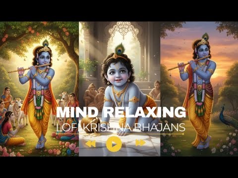 Mind relaxing Krishna bhajans | 25 minutes non-stop lofi Krishna bhakti songs | Krishna Bhajan Lofi