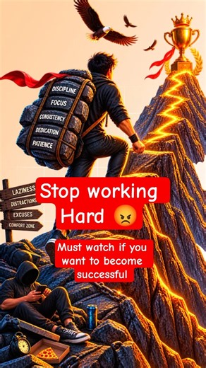 Hard Work vs Smart Work: What Actually Leads to Success? Stop Working Hard in the Wrong Direction