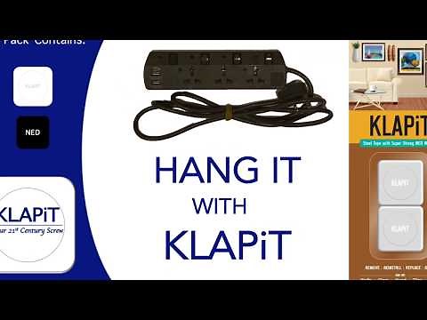 How To Hang a Power Strip without Nails or Screws?
