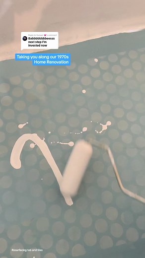 Replying to @Huzaan 💗 @House Project Ep.8 Bathtub refinishing with marine paint! I decided to resurface tub and tiles with marine paint. Priming day! #houseproject #marinepaint #rustoleummarinepaint #bathtubrefinishing #resurfacingtub #tubandtilepaint