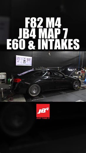 Burger Motorsports on Instagram: "JB4 Map 7, on our F82 M4 6 speed manual running E60 with our Burger Motorsports Competition Intakes, and this thing is absolutely next level. 🤯 It put down an insane 569 wheel horsepower and 596 wheel torque with smooth, aggressive delivery through every gear. 😎 High octane, BMS intakes, and Map 7 — this is exactly what the F82 M4 was built for and should have felt like from factory. Go one today at burgertuning.com today! #burgermotorsports #jb4tuned #jb4 #bu