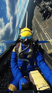 US Navy Blue Angel COOKS aircraft carrier!! 🤯🤯🤯 #dcsworld #FlightSimulator | Full Burner Sims
