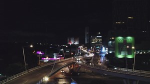 City traffic on a bridge - Free Stock Video