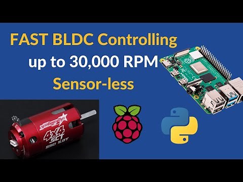 Raspberry Pi ESC for Fast BLDC speed controlling | Sensor-less FOC