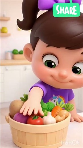 Colorful veggies, happy tummies! Learn and play today!