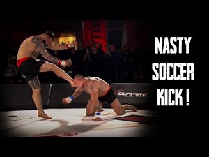 Best KO's and Soccer Kicks in Bare Knuckle MMA WOTORE !