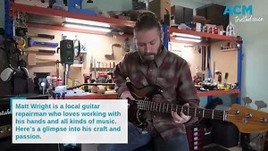 Matt Wright, guitar repair man