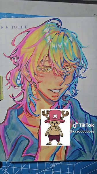 Alienstage Luka Drawing Tutorial with Acrylic Marker | Traditional Art