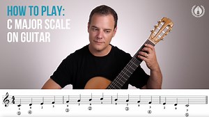 C Major Scale Guitar