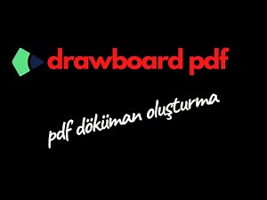 Drawboard Pdf programı ile "pdf döküman oluşturma"