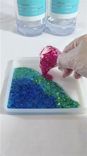 🌈 Epoxy Resin Rainbow Coaster Tutorial｜Perfect 1:1 Ratio for Beginners