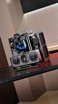 Black Open Frame Custom PC Build👍 Intel Ultra 7 270K + RTX 5060Ti😵 #pcbuild #gaming #computer