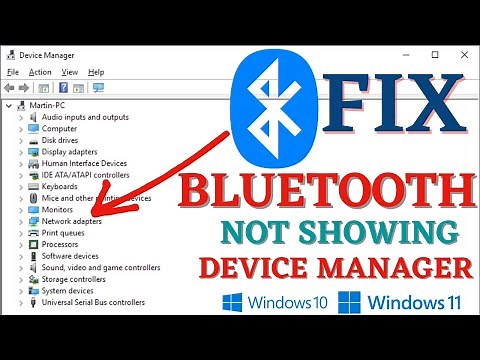 Windows 11 Bluetooth Missing from device manager | fix all Bluetooth issues