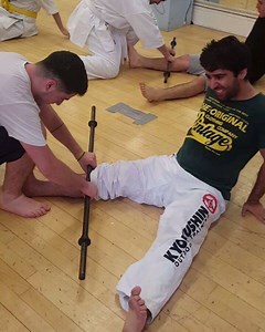 Shin conditioning with a metal bar is pure excitement and real happiness. Look at those smiles :) Osu! Visit our website: http://emarteam.com/ | Elite Martial Arts Richmond