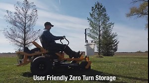 Agri-Fab 45-0572 Zero Turn Riding Lawn Mower Accessory Handle/Bucket Bracket; 5 Gallon Bucket Holder (Black)