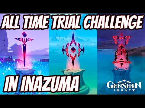 All Time Trial Challenge Locations in Inazuma | Genshin Impact 2.0