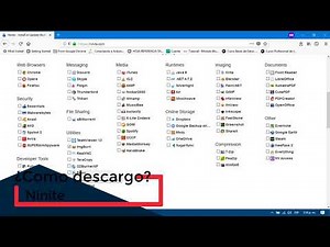 #TEU #AIO Ninite el Todo en Uno mas ligero | Softpack #Windows10