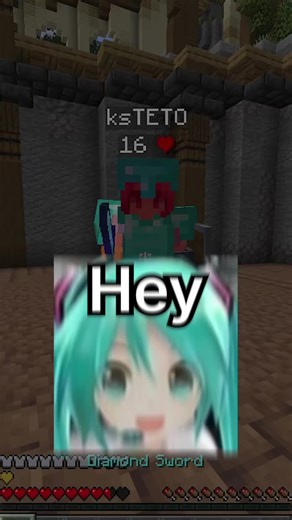 Miku teaches how to box people! #minecraftedit #minecraftpvp #kasaneteto #miku