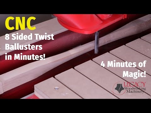 This CNC Baluster Twists AND Transforms your wood