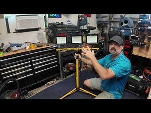 3 Head LED Work Light with Stand, 21000LM Super Bright Light