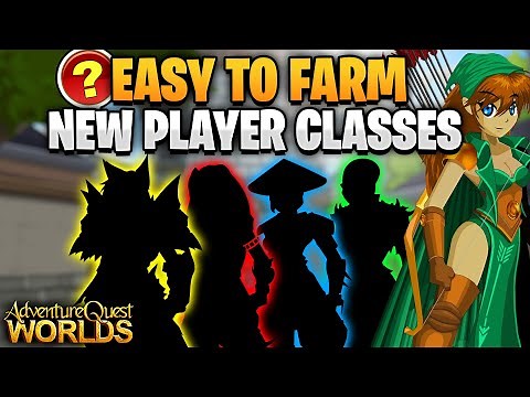 Super Easy Free Classes To Farm when Starting out in AQWorlds AQW