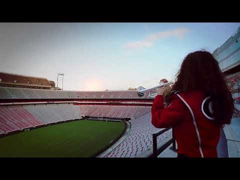 CHILLS: UGA trumpeter kicks off The Masters