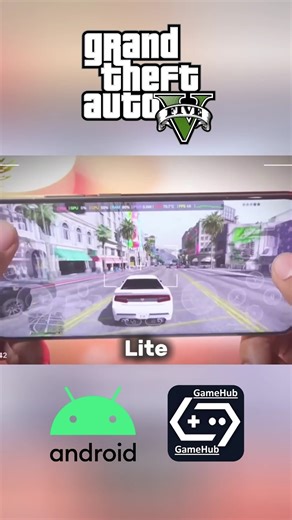 GTA 5 EXTREMELY LITE Verison On Android 😱 - Gamehub Emulator Full Setup