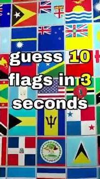 Flag Quiz Can You Name These 10 Flags in 3seconds? part 9 #quiz #flags #challenge #india #geography