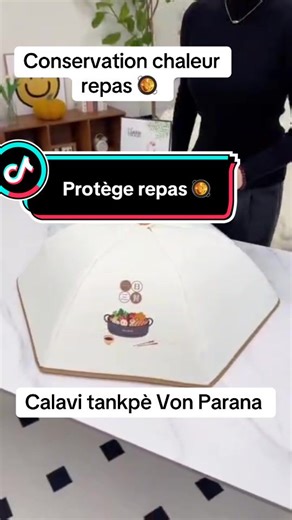 Pour conserver la chaleur du repas et protéger le repas contre la poussière, cafards…#cuisine #gadget #dedshop #calavi229🇧🇯 #benintiktok🇧🇯