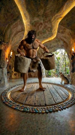 STONE AGE LUXURY CAVE! #luxury #cave #epoxy