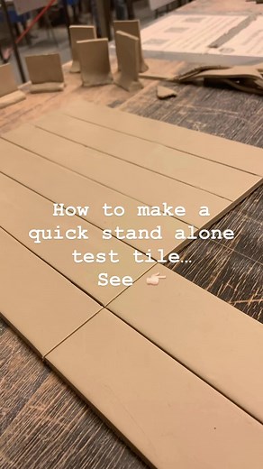 •••Making test tiles can be Quick 🙌🏼 Just use this method! And head on over to: www.keoceramics.com to get a copy of my glaze testing e-book - it will only “cost you” an email sign up 😜♥️