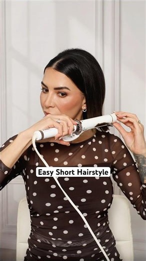 Easy Short Hairstyle #festivehair