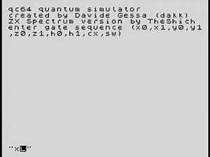 qzx - Quantum Simulator for the ZX Spectrum