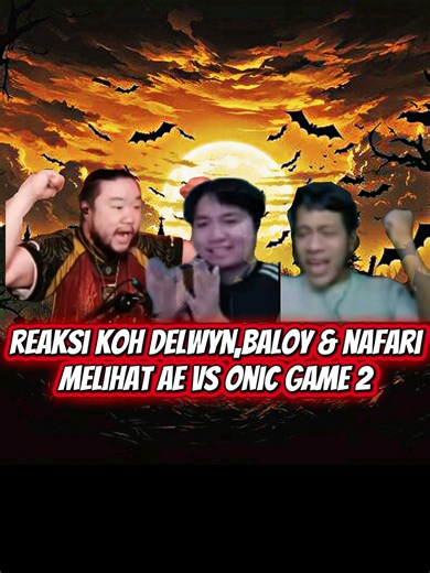 Reaksi Koh Delwyn Lihat Pertandingan Onic vs AE M7