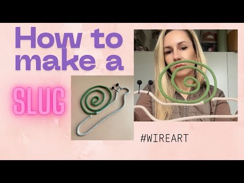 Making a Handmade Slug | Wire Art Tutorial for Beginners 🐌