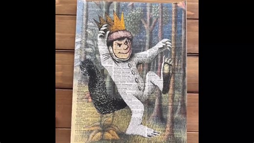 Where the Wild Things Are Max Print – Vintage Dictionary Art - Etsy