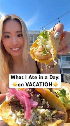 What I ate on VACATION ☀️💫🤤 in Pismo Beach #foodie #whatieatinaday #losangeles