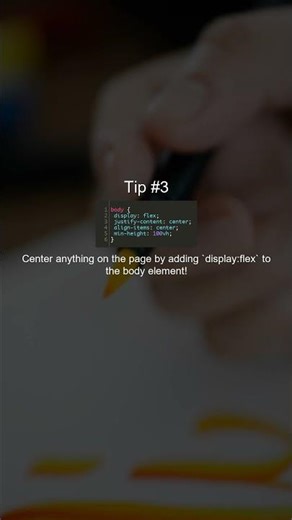 Center elements with Flexbox: `justify-content: center` + `align-items: center`! #Shorts